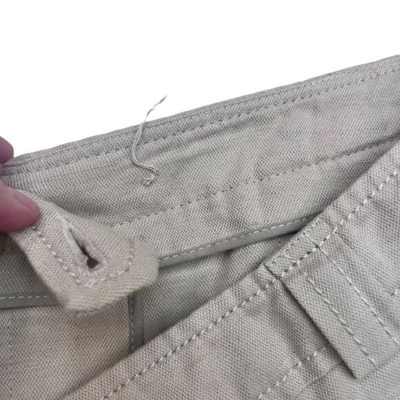 Tara Jarmon Shorts Sz 42 Tan Linen and Cotton Shorts - Picture 4 of 8